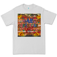 Dove Grey all american girl Premium Tee - Artiststas