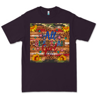 Plum all american girl Premium Tee - Artiststas