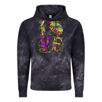 Mardi Gras Love With King Cake Vintage Hoodie | Teevron
