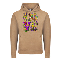 Vintage Coffee mardi gras love with king cake Vintage Hoodie - RanaPortraitStore