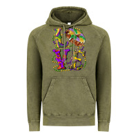 Vintage Olive mardi gras love with king cake Vintage Hoodie - RanaPortraitStore