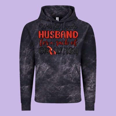 Would Trade Husband For A Sack Of Crawfish Vintage Hoodie Designed By Maliassmallbusiness