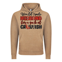 Vintage Coffee would trade husband for a sack of crawfish Vintage Hoodie - MaliasSmallBusiness