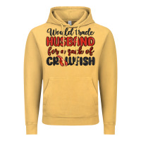 Vintage Mustard would trade husband for a sack of crawfish Vintage Hoodie - MaliasSmallBusiness