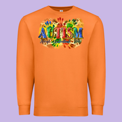 Autism Accept Understand Love Premium Sweatshirt Designed By Cowgirlartshop