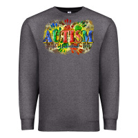 Charcoal Heather Autism accept understand love Premium Sweatshirt - CowGirlArtShop
