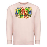Pale Pink Autism accept understand love Premium Sweatshirt - CowGirlArtShop
