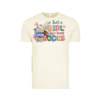 Vintage Arctic just a girl who loves books Vintage Tee - MaliasSmallBusiness