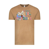Vintage Camel just a girl who loves books Vintage Tee - MaliasSmallBusiness