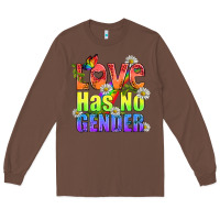 Chestnut Love Has No Gender Pride Lgbtq Long Sleeve Tee - BundleAndBundleShop