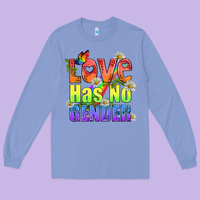 Love Has No Gender Pride Lgbtq Long Sleeve Tee Designed By Bundleandbundleshop