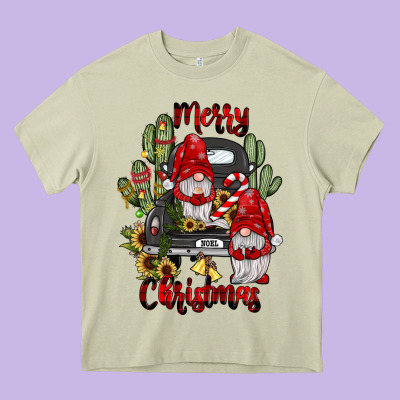 Farm Truck,merry Christmas Gnome Heavy Core Tee Designed By Jahusdesignshop