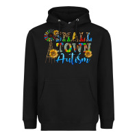 Black small town autism Heavyweight Hoodie - CowGirlArtShop