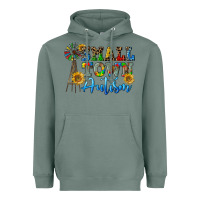 Sage small town autism Heavyweight Hoodie - CowGirlArtShop