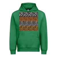 Emerald safari animals seamless pattern Urban Hoodie - BundleAndBundleShop