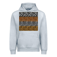 Heather Grey safari animals seamless pattern Urban Hoodie - BundleAndBundleShop