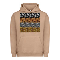 Pigment Burro safari animals seamless pattern Urban Hoodie - BundleAndBundleShop