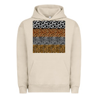 Pigment French Oak safari animals seamless pattern Urban Hoodie - BundleAndBundleShop