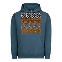 Pigment Midnight Navy safari animals seamless pattern Urban Hoodie - BundleAndBundleShop