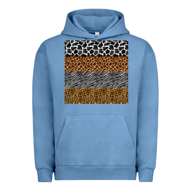 Safari Animals Seamless Pattern Urban Hoodie by BundleAndBundleShop | Teevron