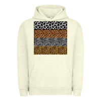Pigment Pistachio safari animals seamless pattern Urban Hoodie - BundleAndBundleShop
