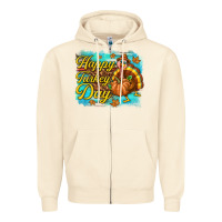 Sandshell Happy Turkey Day Zipper Hoodie - texasbilliewilder
