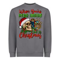 Storm when you’re dead inside but it's christmas Heavyweight Sweatshirt - BundleAndBundleShop