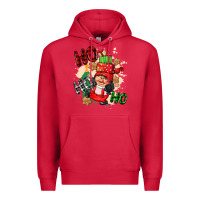 Cardinal ho ho ho girl gnome Premium Hoodie - CowGirlArtShop