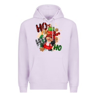 Lilac ho ho ho girl gnome Premium Hoodie - CowGirlArtShop