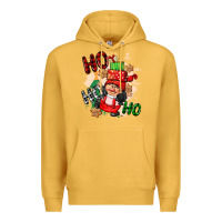 Mustard ho ho ho girl gnome Premium Hoodie - CowGirlArtShop