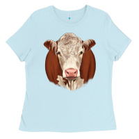 Baby Blue hareford Ladies Tee - JahusDesignShop