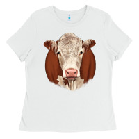 White hareford Ladies Tee - JahusDesignShop