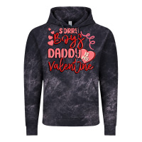 Cloud Black sorry boys daddy is my valentine Vintage Hoodie - MaliasSmallBusiness