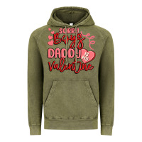 Vintage Olive sorry boys daddy is my valentine Vintage Hoodie - MaliasSmallBusiness