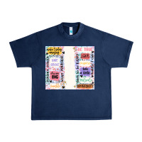 Navy positive affirmation Urban Heavy Tee - MaliasSmallBusiness