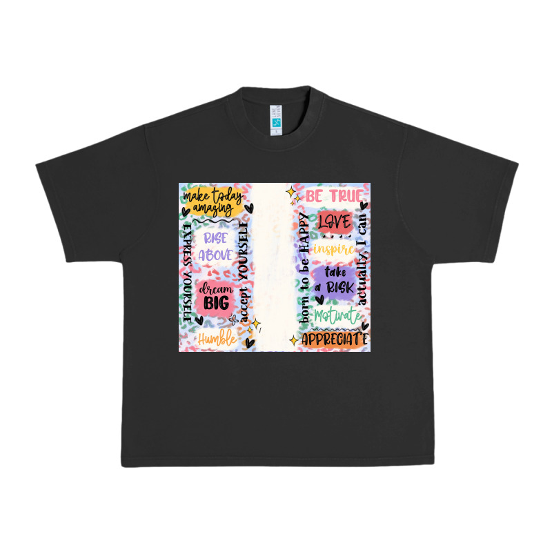 Positive Affirmation Urban Heavy Tee by MaliasSmallBusiness | Teevron