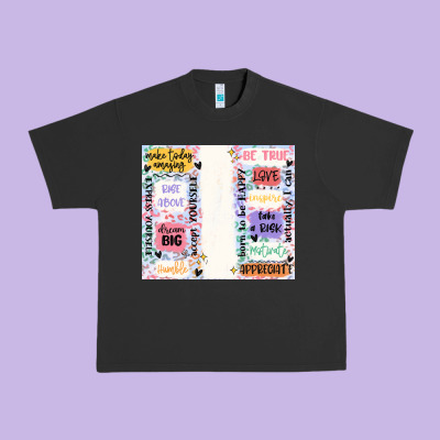 Positive Affirmation Urban Heavy Tee Designed By Maliassmallbusiness