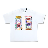 White positive affirmation Urban Heavy Tee - MaliasSmallBusiness