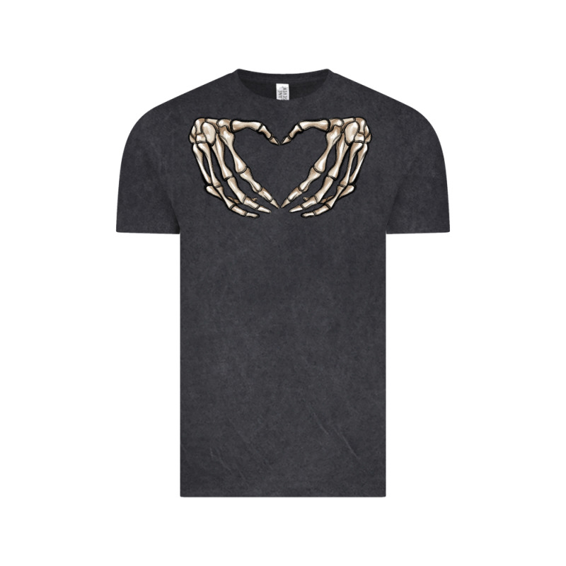 Skeleton Heart Vintage Tee by MaliasSmallBusiness | Teevron