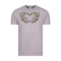 Vintage Zinc skeleton heart Vintage Tee - MaliasSmallBusiness
