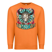 Carrot Mom Bull Skull Mother's Day Premium Sweatshirt - CowGirlArtShop