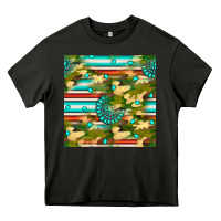 Asphalt camouflage serape gemstone seamless pattern Heavy Core Tee - BundleAndBundleShop
