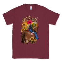 Burgundy actin up malias Classic Tee - MaliasSmallBusiness