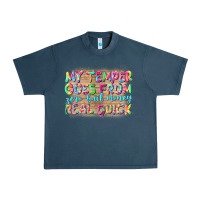 Midnight Navy my temper goes from zerobail money real quick Urban Heavy Tee - NancyCooperArtShop