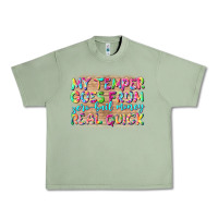 Oil Green my temper goes from zerobail money real quick Urban Heavy Tee - NancyCooperArtShop