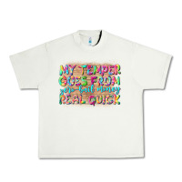 Pistachio my temper goes from zerobail money real quick Urban Heavy Tee - NancyCooperArtShop