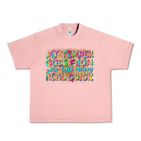 Salmon my temper goes from zerobail money real quick Urban Heavy Tee - NancyCooperArtShop