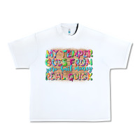 White my temper goes from zerobail money real quick Urban Heavy Tee - NancyCooperArtShop
