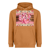 Meerkat cancer hearts Heavyweight Hoodie - CowGirlArtShop