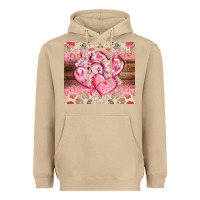 Mushroom cancer hearts Heavyweight Hoodie - CowGirlArtShop